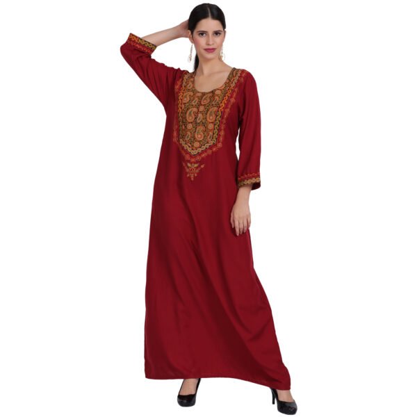 Bhopali Embroidered Gown (Round neck) - Image 5