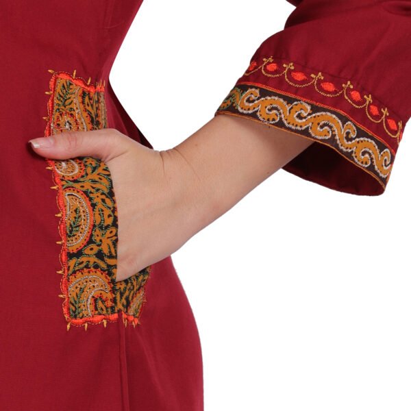 Bhopali Embroidered Gown (Round neck) - Image 7