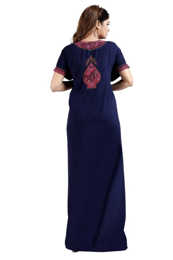 Bhopali Embroidered Gown (Round Neck) - Image 2