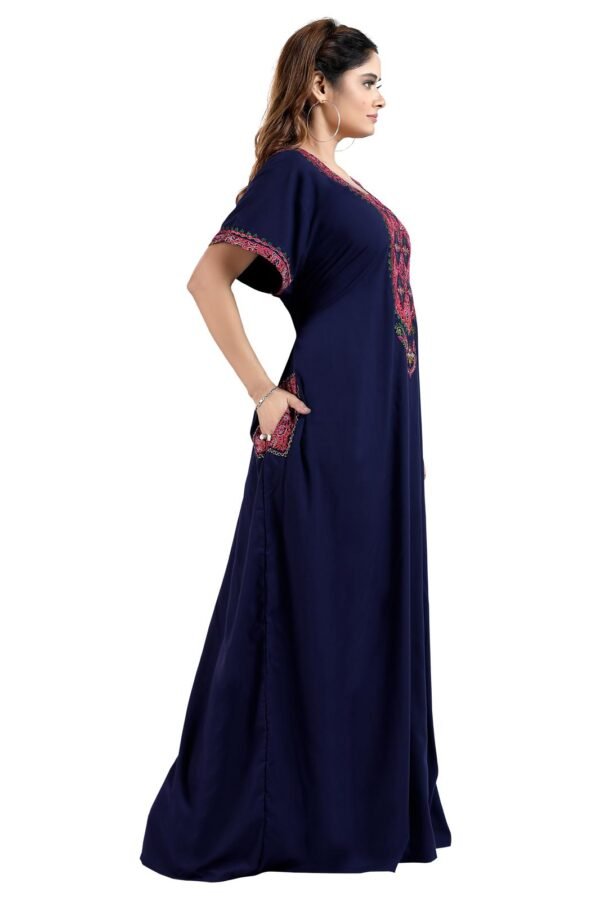 Bhopali Embroidered Gown (Round Neck) - Image 5
