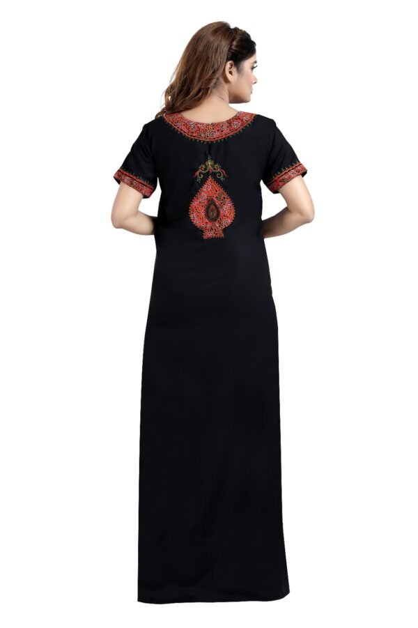 Bhopali Embroidered Gown (Round Neck) - Image 2